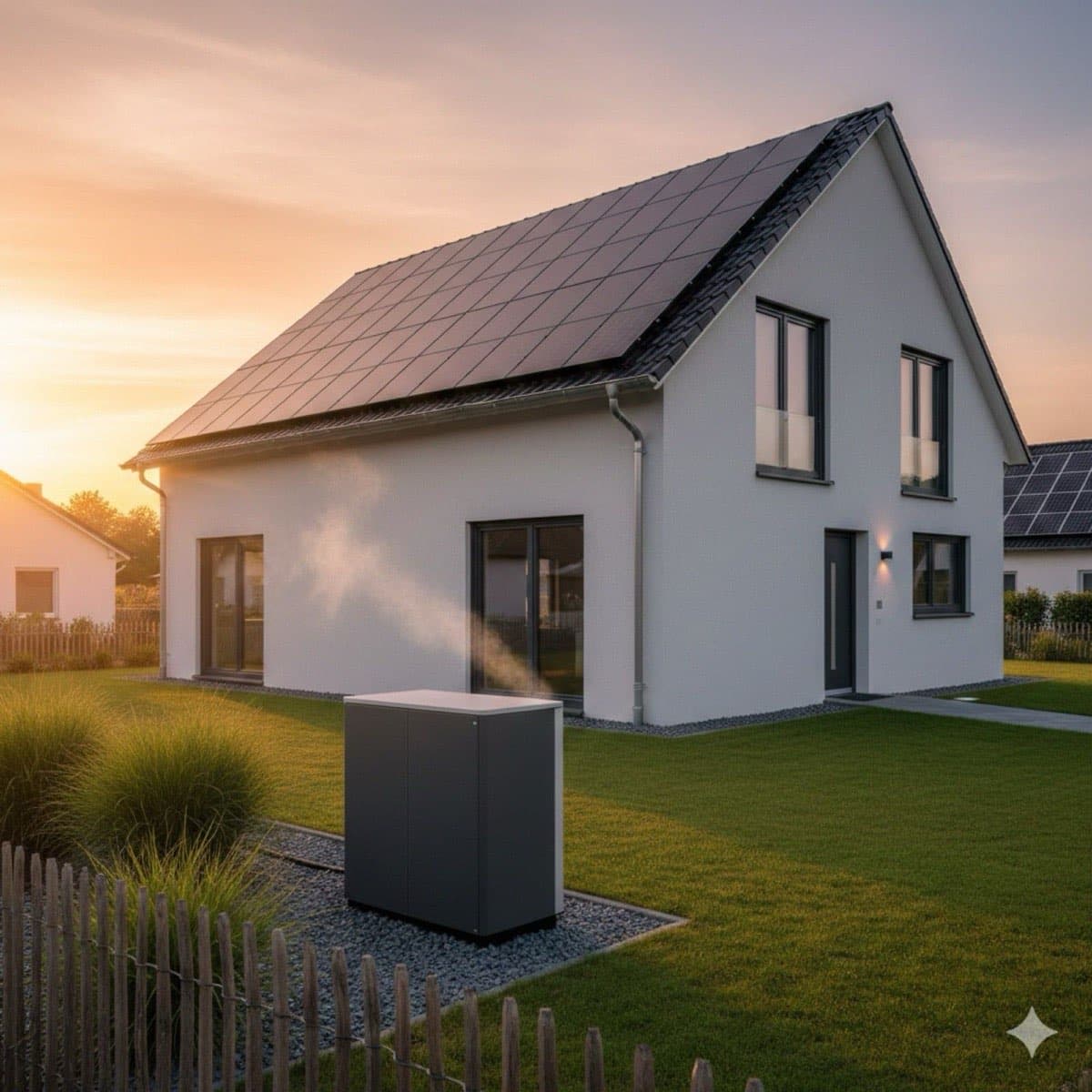 Modernes energieeffizientes Haus